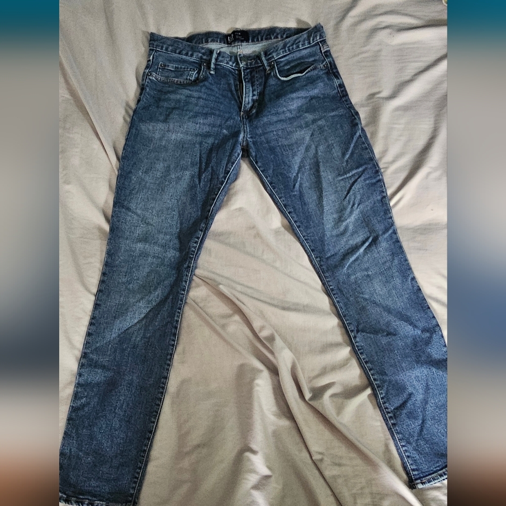 GAP Blue skinny Jeans with Classic Denim Texture